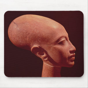 Tapis De Souris Buste de portrait d'une fille du Roi Akhenaten