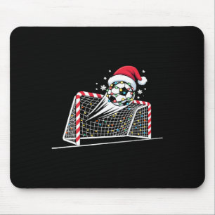 Tapis De Souris But de foot de Noël Byll Lights Santa Xmas Enfants