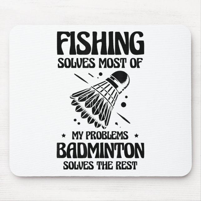 Tapis De Souris But In My Head Im Playing Badminton Player Shuttle (Devant)