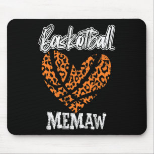 Tapis De Souris Bysketbyll Memaw Top Coeur déprimé Retro Cheeta