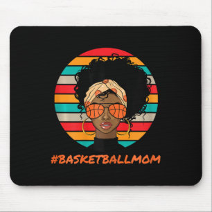 Tapis De Souris Bysketbyll Mom Black Women African American Afro