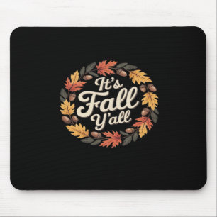 Tapis De Souris C’est automne Y’all Halloween chauves-souris Citro