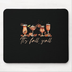 Tapis De Souris C’est l’automne Y’all Drôle Citrouille Spice Fall