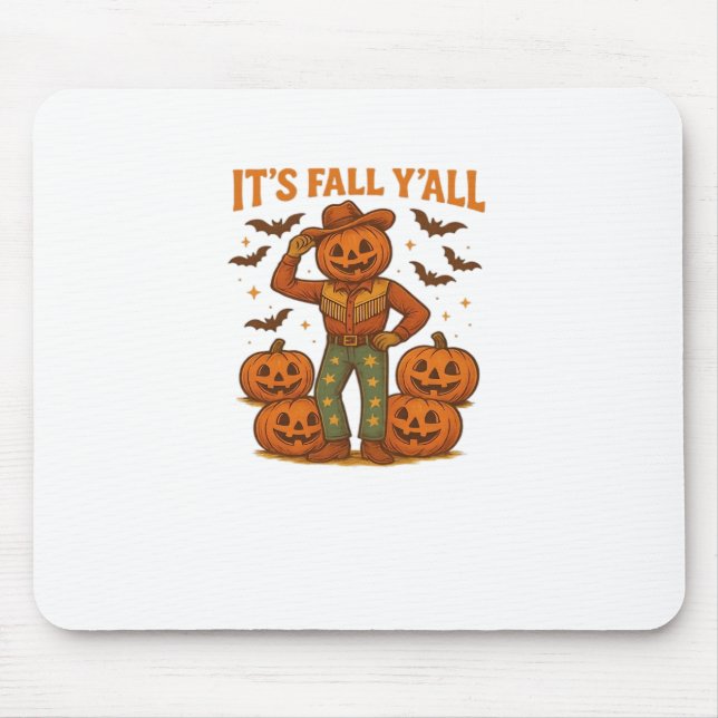 Tapis De Souris C’est le Citrouille de Fall Y’all (Devant)