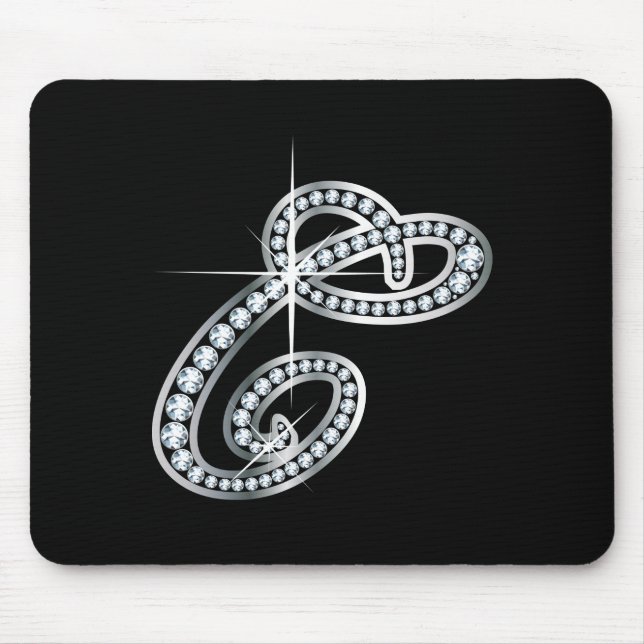 Tapis De Souris C Script "Diamond Bling" (Devant)