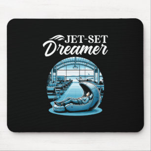 Tapis De Souris Cabine de sommeil internationale pour voyageur du
