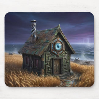 Tapis De Souris Cabine Mystique au Bord de la Mer