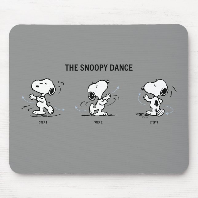 Tapis De Souris cacahuètes | La Danse Snoopy (Devant)