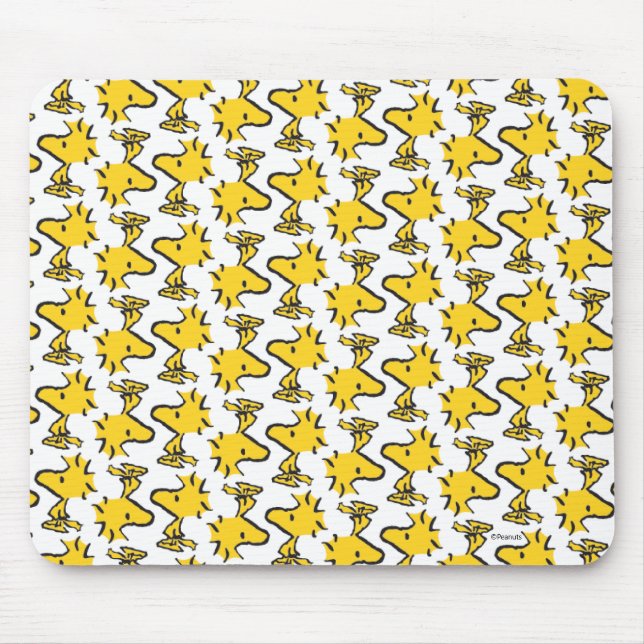 Tapis De Souris cacahuètes | Motif Woodstock (Devant)