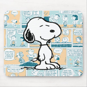 Tapis De Souris cacahuètes   Snoopy Comic Motif
