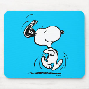 Tapis De Souris cacahuètes   Snoopy Happy Dance