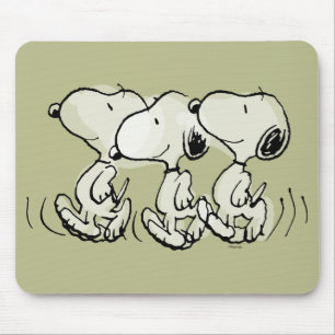 Tapis De Souris cacahuètes   Snoopy Walking Tall