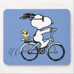 Tapis De Souris cacahuètes | Vélo Snoopy & Woodstock<br><div class="desc">Découvrez ce magnifique design de cacahuètes avec Snoopy et Woodstock.</div>