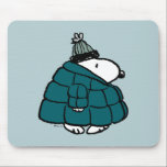 Tapis De Souris cacahuètes | Veste Snoopy Winter Puffer<br><div class="desc">Découvrez ce design amusant de cacahuètes avec Snoopy.</div>