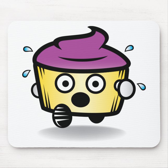 Tapis De Souris Cachez vos petits gâteaux ! (Devant)