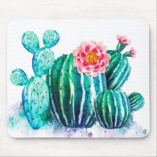 Tapis De Souris cactus aquarelle
