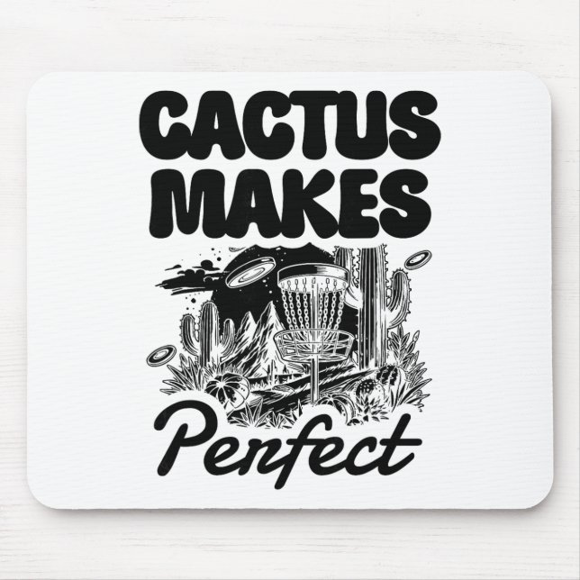 Tapis De Souris Cactus crée une aventure de disc golf parfaite (Devant)