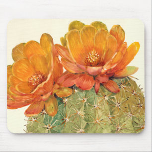 Tapis De Souris Cactus Orange Blossoms