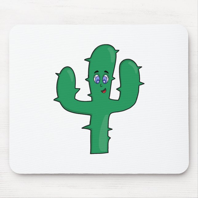 Tapis De Souris Cactus souriant (Devant)