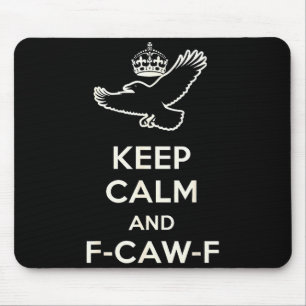 Tapis De Souris Cadeau amusant pour amateur de corbeaux et d'oisea
