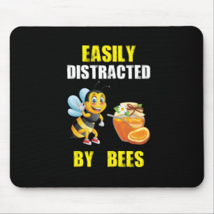 Tapis De Souris Cadeau apiculteur Facilement Distrait Par Les Ab