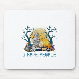 Tapis De Souris Cadeau Camper Randonnée En Halloween Anniversair