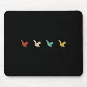 Tapis De Souris Cadeau d'animal de camping de randonnée d'écureuil