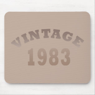 Tapis De Souris Cadeau d'anniversaire de 1983 vintage