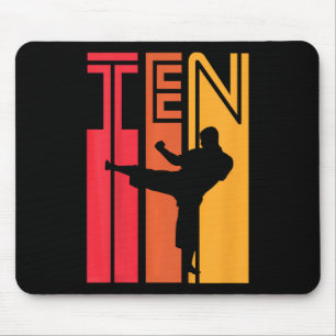 Tapis De Souris Cadeau d'anniversaire des enfants 10e Karaté Taekw