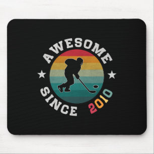 Tapis De Souris Cadeau d'anniversaire pour amateur de hockey 15 an