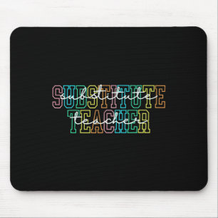 Tapis De Souris Cadeau d'appréciation pour professeur suppléant Pr