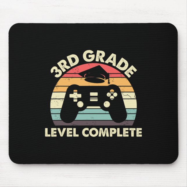 Tapis De Souris Cadeau de 3e année complète pour gamer (Devant)