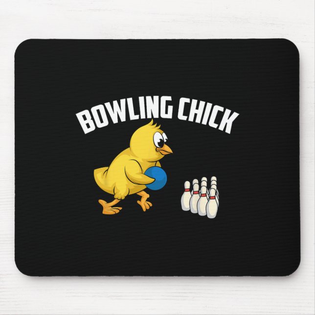 Tapis De Souris Cadeau de bowling drôle pour femmes Bowling drôle  (Devant)