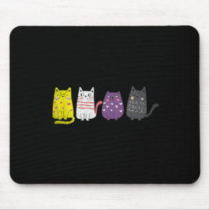Tapis De Souris Cadeau de chat animal mignon Non Pride binaire Age