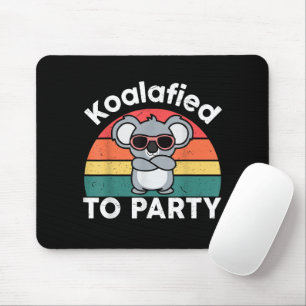 Tapis De Souris Cadeau de conception de koala drôle Koalafied mign