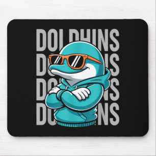 Tapis De Souris Cadeau de dauphin cool pour hommes femmes garçons 