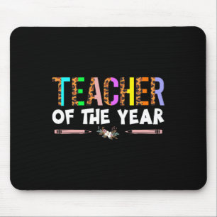 Tapis De Souris Cadeau De Fête De Professeur De L'Année Professeur