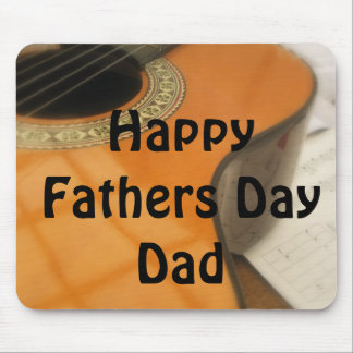 Tapis De Souris Cadeau de Fête des Pères Guitare