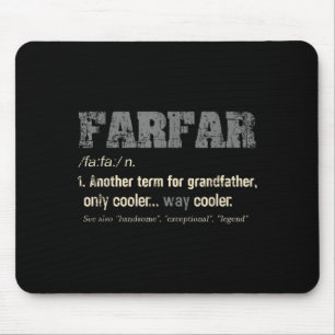 Tapis De Souris Cadeau de grand-père suédois Farfar drôle définiti