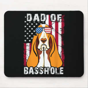 Tapis De Souris Cadeau de la fête des pères Bet-hound Papa de Bhol