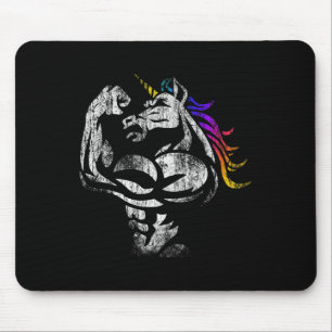 Tapis De Souris Cadeau de la fête des pères Licorne Fitness Salle 