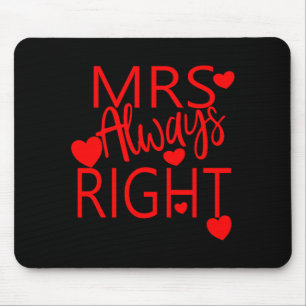 Tapis De Souris Cadeau de la Saint-Valentin de la femme du mari Ma