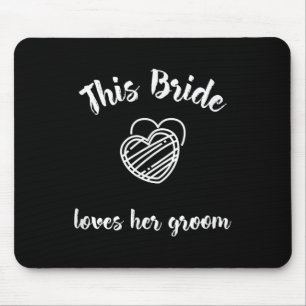 Tapis De Souris Cadeau de mariage Enterrement de vie de jeune fill
