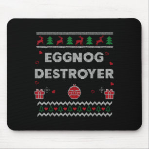 Tapis De Souris Cadeau de Noël amusant pour amateur de lait de pou