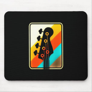 Tapis De Souris Cadeau de Noël Joueur de guitare rétro vintage