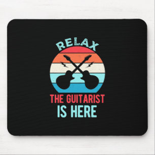 Tapis De Souris Cadeau de Noël   Relaxer Le Guitariste Est Ici