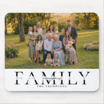 Cadeau de photo de famille élégant