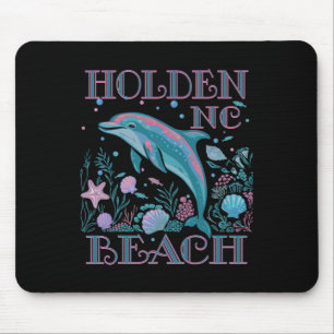 Tapis De Souris Cadeau de plage coloré pour amateur de dauphins de