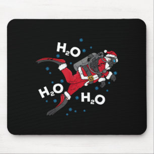 Tapis De Souris Cadeau de plongée drôle pun H2o Scuba