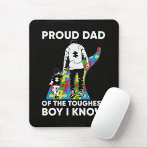Tapis De Souris Cadeau de puzzle pour papa pour la sensibilisation